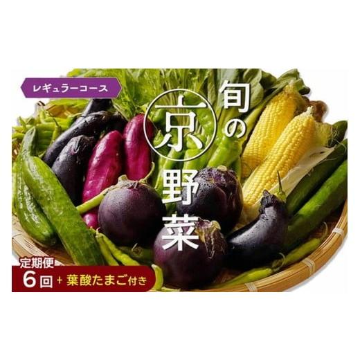 ふるさと納税 セット・詰合せ 京都府 亀岡市 2月発送 野菜定期便 6回 葉酸たまご付 4~6種類 旬の京野菜 レギュラーコース 詰め合わせ 季節 旬 野菜 やさい 野…