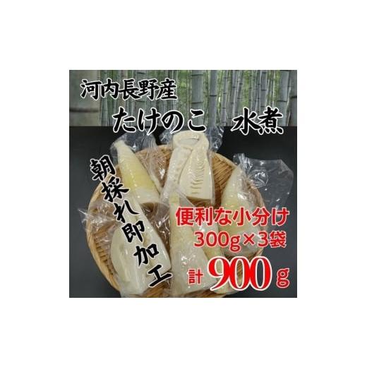 ふるさと納税 野菜類 大阪府 河内長野市 2026年4月以降順次発送 国産 たけのこ 水煮 900g 朝採れを即加工 タケノコ 竹の子 筍 小分け 長期保存 真空パック た…