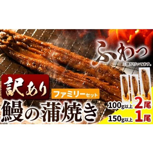 ふるさと納税 うなぎ 徳島県 上板町 うなぎ 国産 訳あり 鰻の蒲焼 ファミリーセット 100g以上 2尾 150g以上 1尾 計3尾[30日以内に出荷(土日祝除く)]│ う…