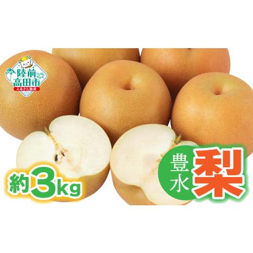ふるさと納税 梨 岩手県 陸前高田市 令和8年夏発送予定 梨 (豊水) 約 3kg 熊谷農園 RT2632-3 和梨:豊水 3kg