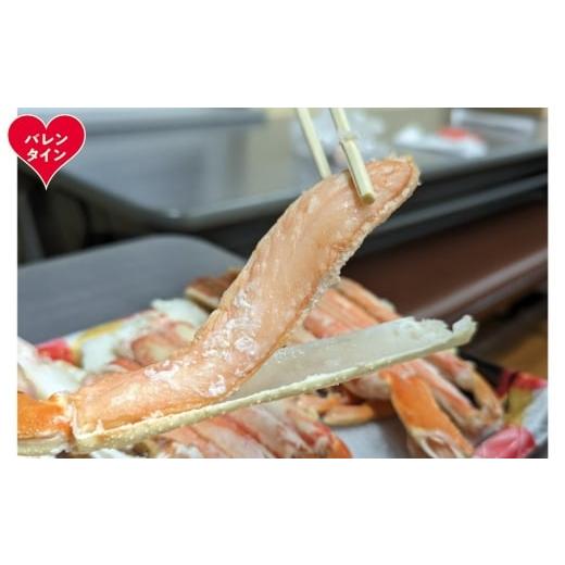 ふるさと納税 カニ ずわいガニ 北海道 紋別市 18-167 バレンタインデー ボイル本ずわいがにハーフポーション(総重量 約900g前後)