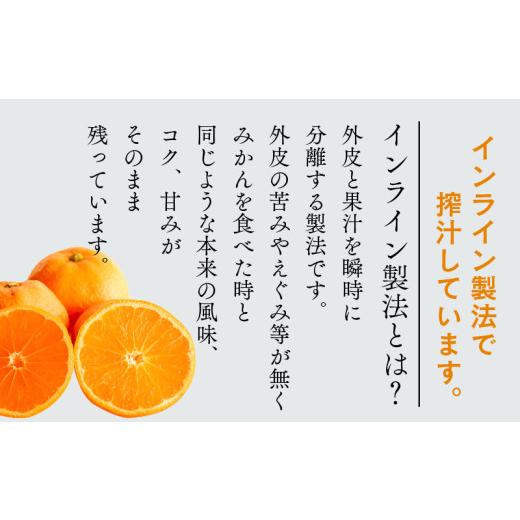 ふるさと納税 果汁飲料 みかん 愛媛県 宇和島市 みかんジュース 本物の100％みかんジュース 720ml × 12本 木田柑橘農園 南柑20号 温州みかん 温州蜜柑 みかん…の画像