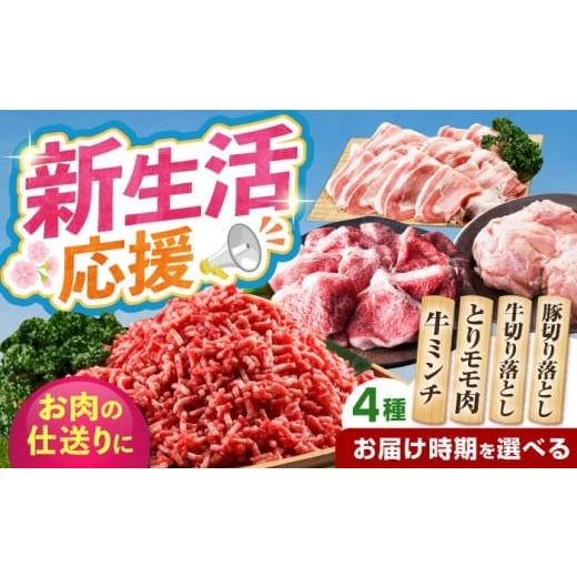 ふるさと納税 牛肉 炒め物 佐賀県 江北町 4月中旬発送 ミンチ付き 三栄のデイリーセット 肉の三栄 HAA091 4月中旬発送