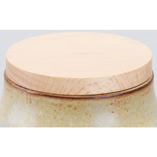 ふるさと納税 食器・グラス 愛知県 瀬戸市  瀬戸焼 窯垣の小径シリーズ キャニスター 小 かしわ窯 ／ 食器 保存容器 蓋付き ギフト ／ 瀬戸市 BBAJ056の画像