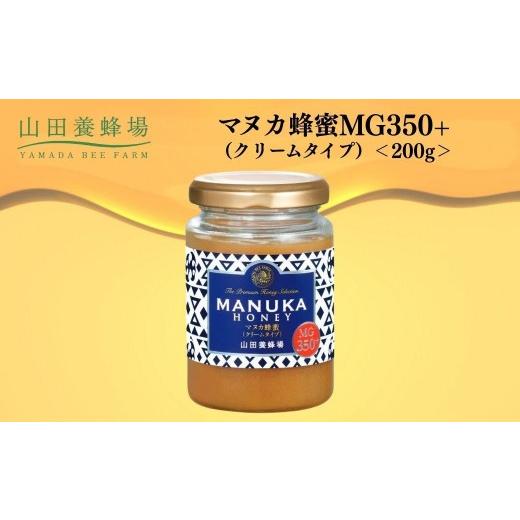 ふるさと納税 加工品等 はちみつ 岡山県 鏡野町 マヌカ蜂蜜MG350+(クリームタイプ) 200g 006-a126 1回の画像