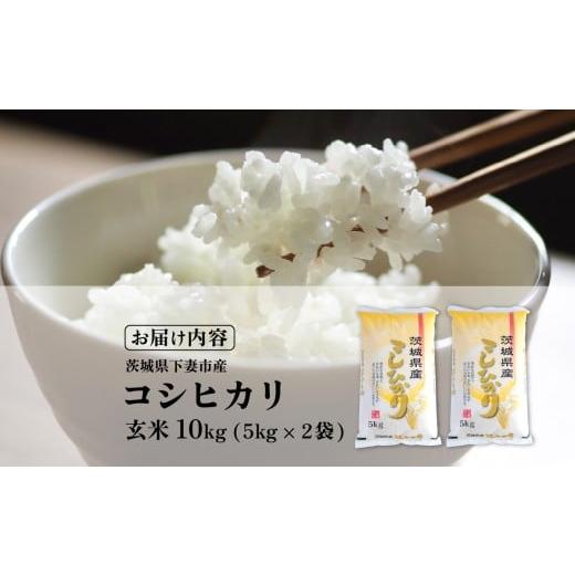 ふるさと納税 米 コシヒカリ 茨城県 下妻市 玄米 10kg 茨城県下妻市産