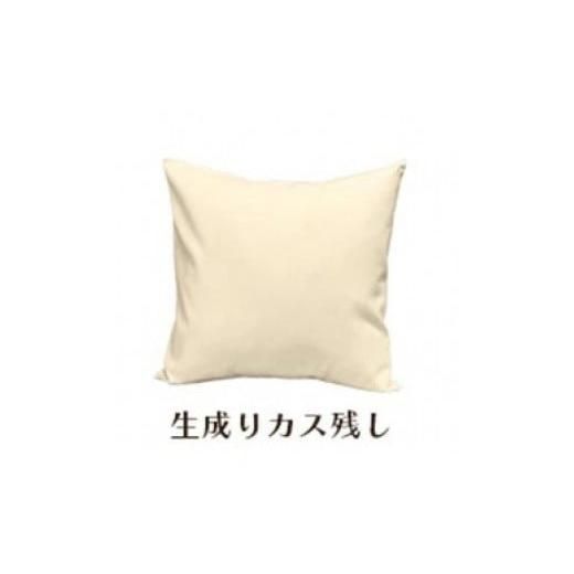 ふるさと納税 雑貨・日用品 インテリア 和歌山県 和歌山市 「染」2枚組クッションカバー 50×50cmタイプ 生成りカス残し 国産オックスフォード生地 無地 生成…の画像