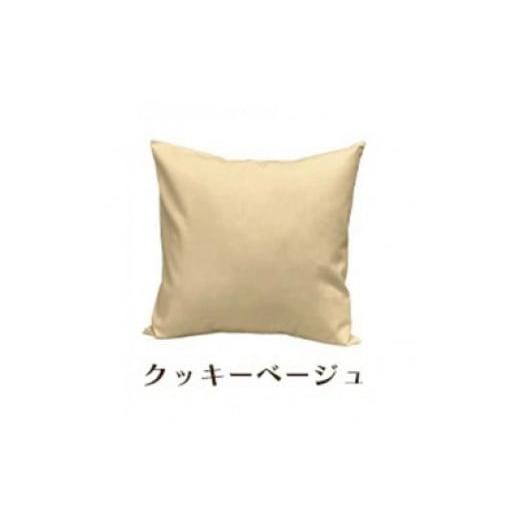 ふるさと納税 雑貨・日用品 インテリア 和歌山県 和歌山市 「染」2枚組クッションカバー 50×50cmタイプ クッキーベージュ 国産オックスフォード生地 無地 ク…の画像