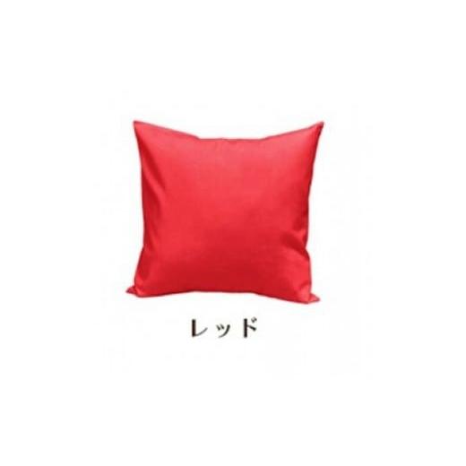 ふるさと納税 雑貨・日用品 インテリア 和歌山県 和歌山市 「染」2枚組クッションカバー 50×50cmタイプ レッド 国産オックスフォード生地 無地 レッド 2枚セ…の画像