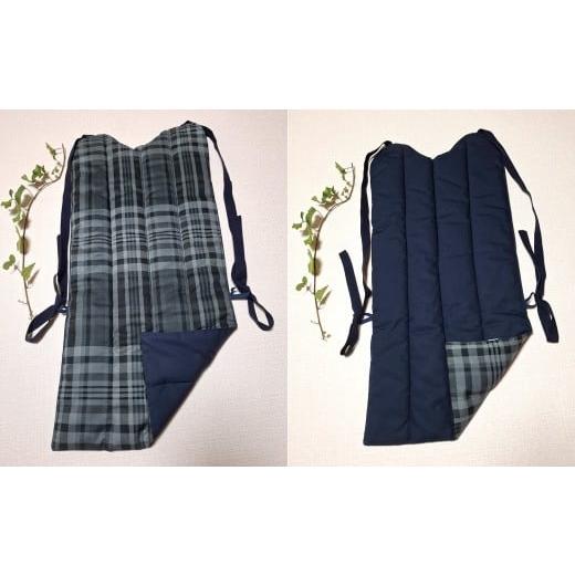 ふるさと納税 小物 奈良県 桜井市 AE-78. 背負う防寒着 大和おいね 格子柄/L L