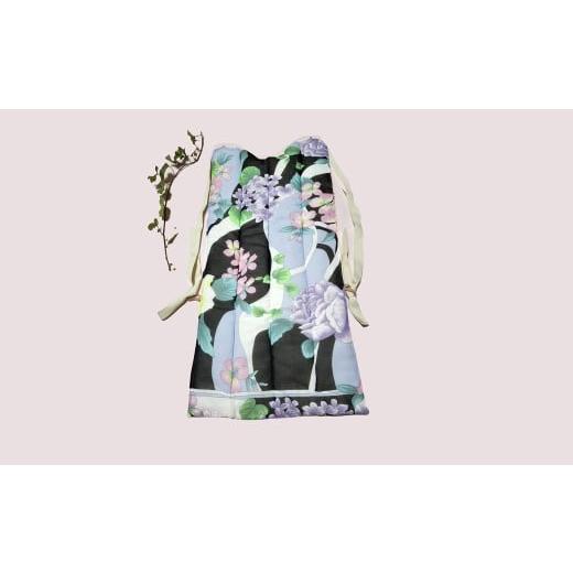 ふるさと納税 小物 奈良県 桜井市 AE-79. 背負う防寒着 大和おいね 新柄 洋風花柄/L L