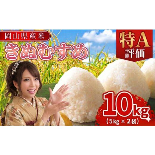 ふるさと納税 米 コシヒカリ 岡山県 早島町 令和7年産 岡山県産米「きぬむすめ」 10kg(5kg×2袋) 2026年8月発送 SS-037-0708-16k 2026年8月発送