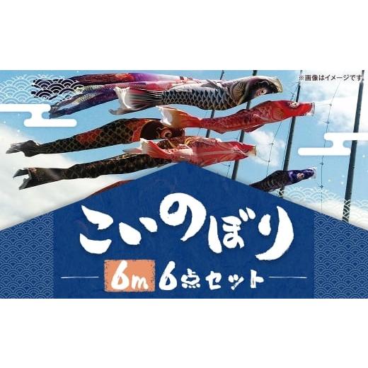 ふるさと納税 織物・繊維品 福岡県 柳川市 鯉のぼり(制覇6m6点セット) 鯉のぼり セット 端午の節句 子供 お祝い 特別 福岡県 柳川市