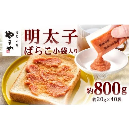 ふるさと納税 魚貝類 明太子 福岡県 北九州市 やまや 明太子ばらこ 小袋入り 約800g(約20g×40) 明太子 辛子明太子 めんたいこ めんたい 小袋 小分け たらこ…
