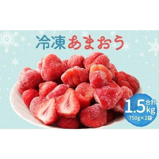 ふるさと納税 いちご 福岡県 柳川市 冷凍 あまおう 1.5kg(750g×2パック) 苺 いちご イチゴ 国産 果物 くだもの フルーツ