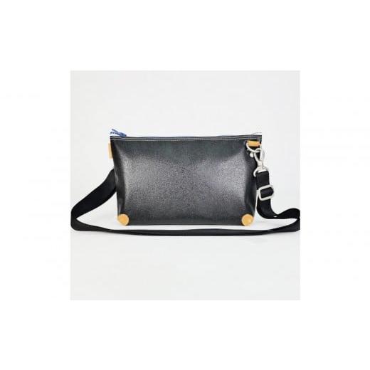 ふるさと納税 カバン ショルダーバッグ 神奈川県 横浜市 TENT BAG MORGAN.01 防水ショルダーバッグ ブラック ブラック