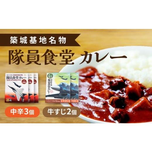 ふるさと納税 加工品等 レトルト 福岡県 築上町 F-15 パッケージ 航空自衛隊 築城基地 名物 隊員食堂 カレー ( 中辛 3個 + 牛すじ 2個)[築上町] NPO法人築…
