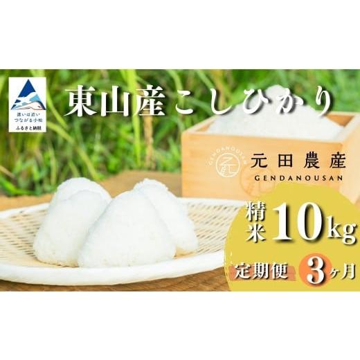 ふるさと納税 米 コシヒカリ 石川県 小松市 定期便 令和7年産 コシヒカリ 精米10kg×3ヶ月(毎月)お米 白米 こしひかり|石川県 小松市 元田農産 10kg×3ヶ…
