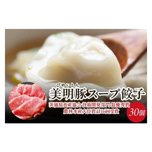 ふるさと納税 餃子 茨城県 行方市 2026年2月以降より順次発送 美明豚スープ餃子 1袋(博多豚骨スープ)|餃子 ぎょうざ ギョウザ スープ餃子 美明豚 茨城県 行…