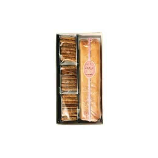 ふるさと納税 焼菓子・チョコレート クッキー 静岡県 焼津市 a12-271 焼菓子ギフトセット(ブラウンクッキー7枚入×3袋+レーグル1本)