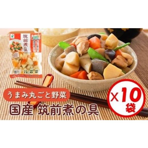 ふるさと納税 加工品等 富山県 射水市 「うまみ丸ごと野菜 国産筑前煮の具 320g」×10袋 離島への配送不可