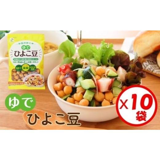ふるさと納税 加工品等 富山県 射水市 「お豆のめぐみ ゆでひよこ豆 100g」×10袋 離島への配送不可