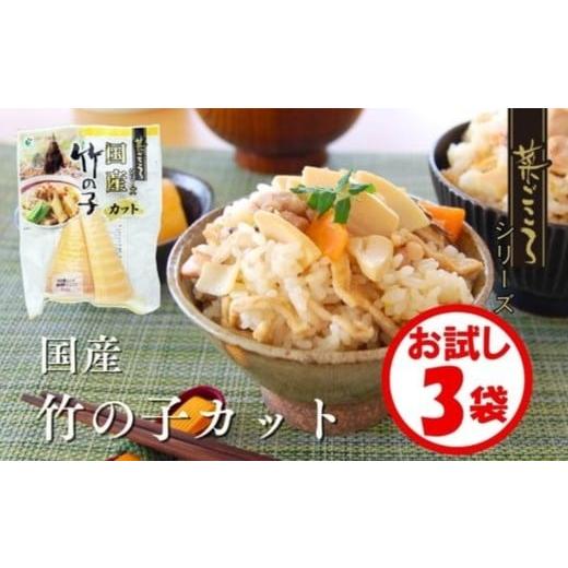 ふるさと納税 加工品等 富山県 射水市 「菜ごころ 国産竹の子カット 120g」×3袋 離島への配送不可