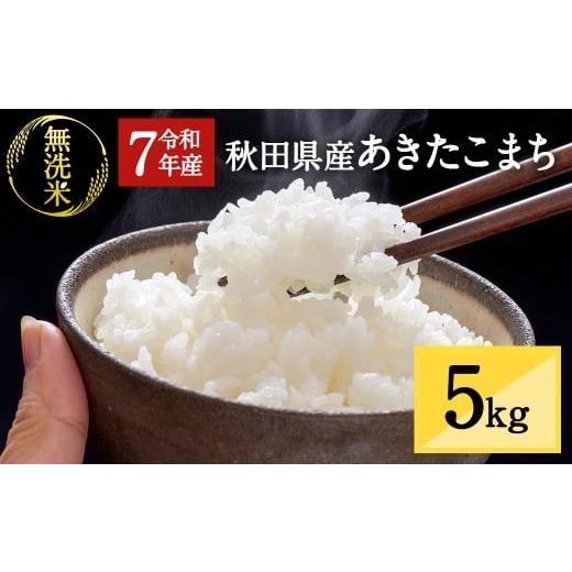 ふるさと納税 無洗米 秋田県 湯沢市 令和7年産 秋田県湯沢市産 あきたこまち 無洗米 5kg ふるさと納税 秋田 米 あきたこまち お米 三関ファーム
