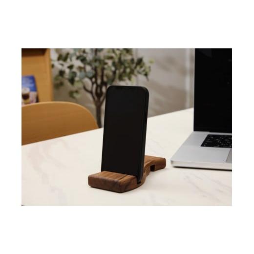 ふるさと納税 雑貨・日用品 愛知県 小牧市 ウェーブ型木製スマホスタンド Wave wood mobile phone stand