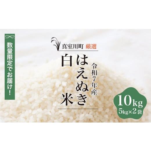 ふるさと納税 米 はえぬき 山形県 真室川町 数量限定 令和7年産 はえぬき 白米 10kg (5kg×2袋) 配送時期指定可 真室川町