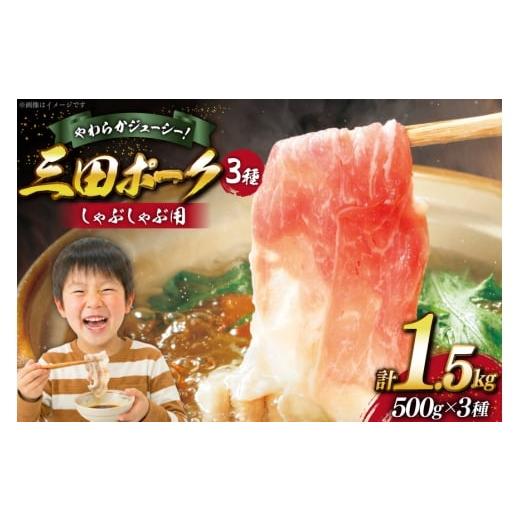 ふるさと納税 豚肉 しゃぶしゃぶ 兵庫県 三田市 豚肉 小分け 兵庫県産 三田ポーク しゃぶしゃぶ用 3種 500g 計 1.5kg ロース 肩ロース バラ セット パスカルさ…