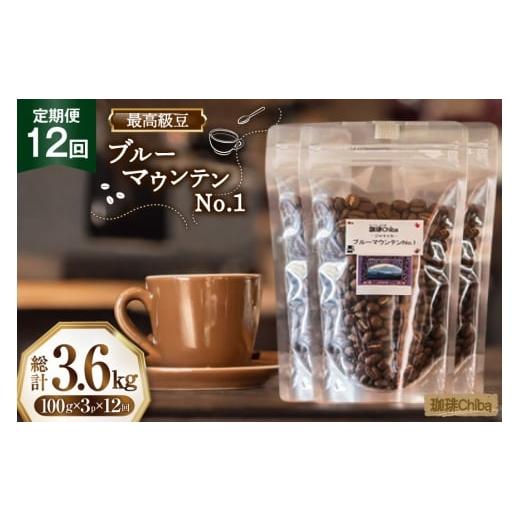 ふるさと納税 コーヒー コーヒー豆 福岡県 筑紫野市  12回定期便 コーヒー豆 ブルーマウンテン 100g 3パック 珈琲Chiba 福岡県 筑紫野市 21761420 コーヒー 珈…の画像