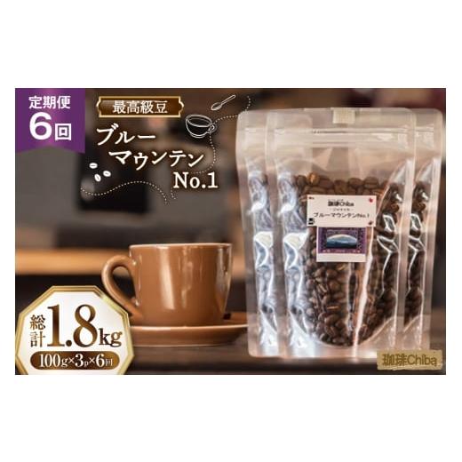 ふるさと納税 コーヒー コーヒー豆 福岡県 筑紫野市  6回定期便 コーヒー豆 ブルーマウンテン 100g 3パック 珈琲Chiba 福岡県 筑紫野市 21761421 コーヒー 珈…の画像