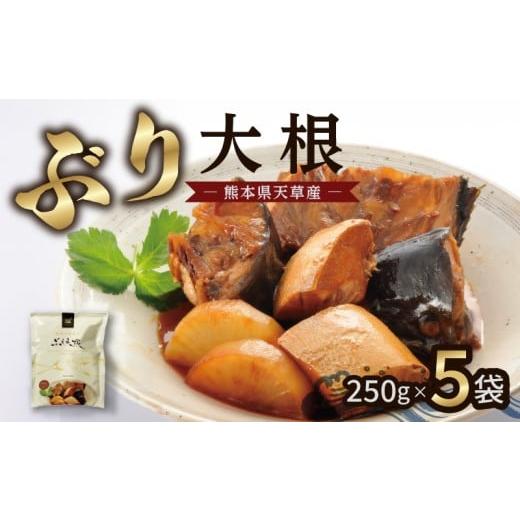 ふるさと納税 惣菜・レトルト 冷凍 熊本県 天草市 S006-017_ぶり大根5個セット