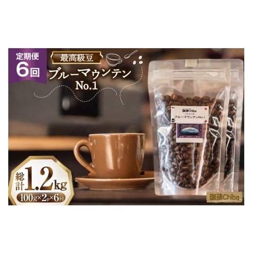ふるさと納税 コーヒー コーヒー豆 福岡県 筑紫野市  6回定期便 コーヒー豆 ブルーマウンテン 100g 2パック 珈琲Chiba 福岡県 筑紫野市 21761424 コーヒー 珈…の画像