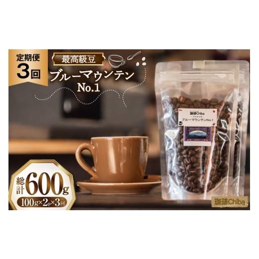 ふるさと納税 コーヒー コーヒー豆 福岡県 筑紫野市 3回定期便 コーヒー豆 ブルーマウンテン 100g 2パック 珈琲Chiba 福岡県 筑紫野市 21761425 コーヒー 珈…_1