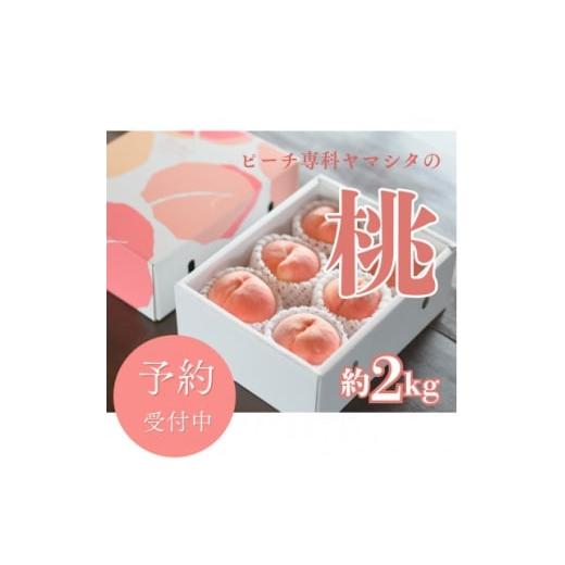 ふるさと納税 もも 山梨県 山梨市 先行受付 2026年7月発送開始 もも農家ヤマシタ 桃の産地山梨から直送 2kg 1707797
