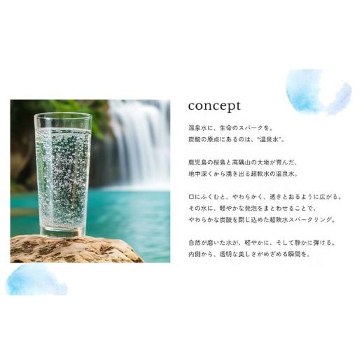 ふるさと納税 炭酸飲料 ソーダ水 鹿児島県 垂水市 U35-7901／ 12ヶ月定期 aichralis sparkling ( アイクラリス スパークリング ) 500ml×30本の画像