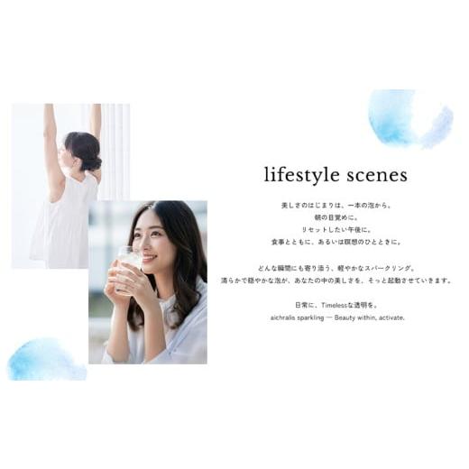 ふるさと納税 炭酸飲料 ソーダ水 鹿児島県 垂水市 U35-7901／ 12ヶ月定期 aichralis sparkling ( アイクラリス スパークリング ) 500ml×30本の画像