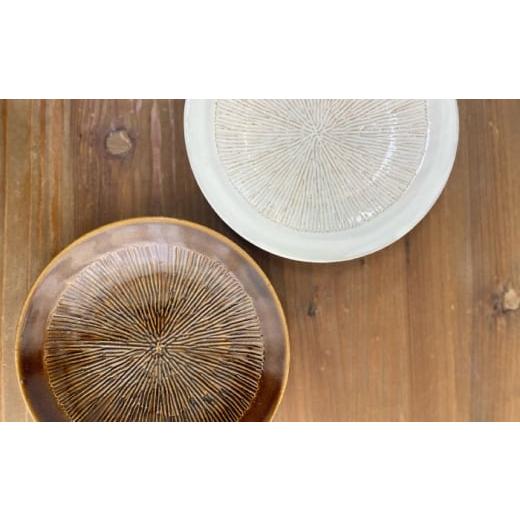 ふるさと納税 食器・グラス 皿 福岡県 糸島市  茶 お皿 15cm 糸島市 ／ 工房わらし（宮元 美希） いとしまごころ ATZ009-2 茶_6