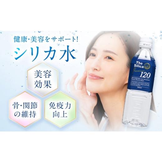 ふるさと納税 水・ミネラルウォーター 500mL〜999mL 大阪府 高槻市  全3回定期便 2ヵ月に1回お届け 水 霧島シリカ温泉水 The Silica Premium120 （ザシリカプ…の画像