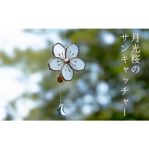 ふるさと納税 陶磁器・漆器・ガラス 高知県 大月町 ステンドグラス 月光桜 モチーフ サンキャッチャー 手作り インテリア雑貨 ハンドメイド 雑貨 クリスタルガ…