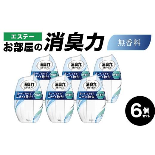 ふるさと納税 雑貨・日用品 埼玉県 本庄市 エステーお部屋の消臭力 無香料6個セット F5K-608 無香料