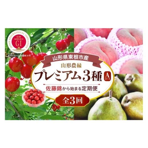 ふるさと納税 果物類 さくらんぼ 山形県 東根市 2026年 3回定期便 山形農縁プレミアム3種A 〜さくらんぼ佐藤錦から始まる〜 千笑花夢提供 山形県 東根市 hi08…