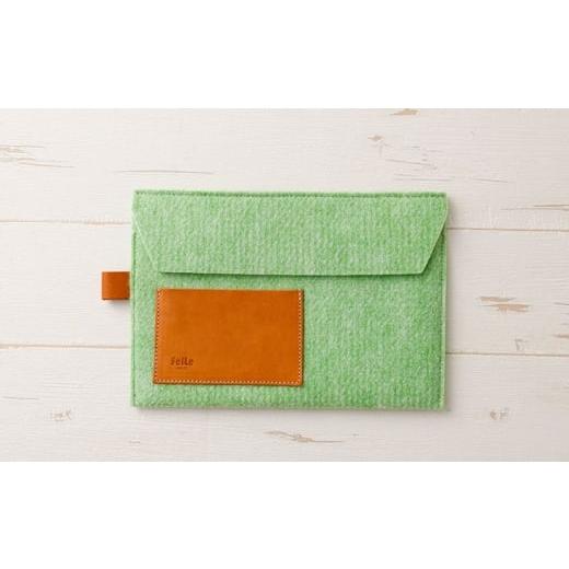 ふるさと納税 小物 大阪府 阪南市 felle Smart-S ドキュメントファイル/iPadminiケース B6対応サイズ GREEN B6 ケース 小物 日用品 生活雑貨 ドキュメントフ…