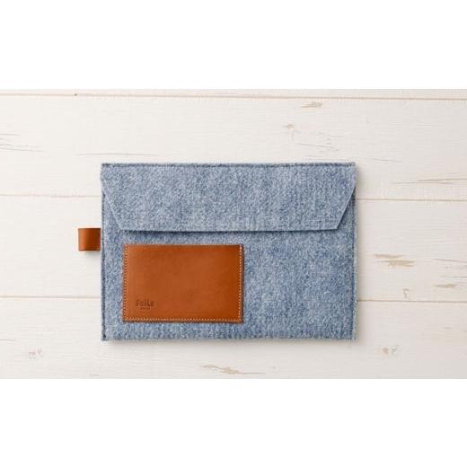 ふるさと納税 小物 大阪府 阪南市 felle Smart-S ドキュメントファイル/iPadminiケース B6対応サイズ BLUE B6 ケース 小物 日用品 生活雑貨 ドキュメントファ…