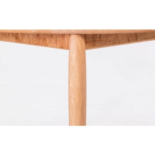 ふるさと納税 家具 テーブル 広島県 府中市 府中家具　Carving table　φ1200　レッドオーク ／ 無垢 テーブル 円形 ラウンドテーブル 木製 家具 ダイニングテ…_3