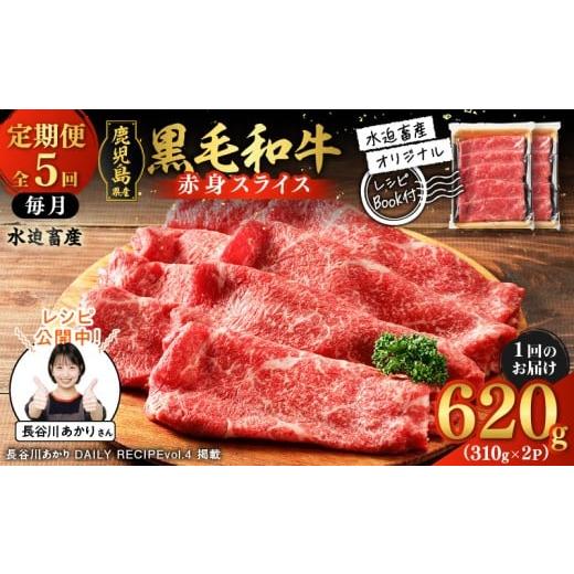 ふるさと納税 牛肉 モモ 鹿児島県 鹿児島市 全5回定期便 鹿児島県産黒毛和牛赤身スライス620g(310g×2P) K086-T25