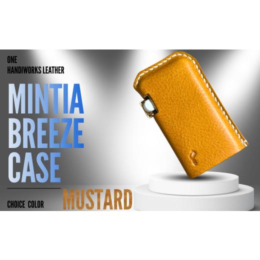 ふるさと納税 ファッション 山口県 宇部市 ケース one [mintia "breeze" case]ミンティア「ブリーズ」ケース マスタード ケース けーす ミンティアブリー…