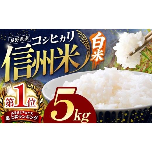 ふるさと納税 米 コシヒカリ 長野県 塩尻市 令和7年産 信州米 長野県産 コシヒカリ 白米 5kg | 令和7年産 米 コシヒカリ 白米 精米 コメ お米 おこめ 信州米 5…